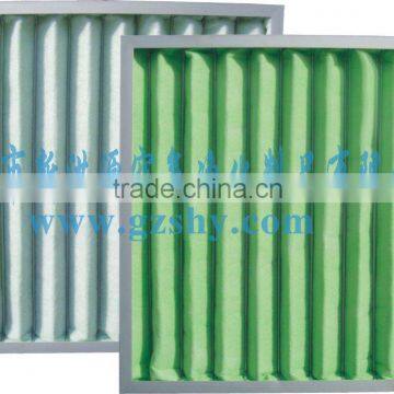 Pre-efficiency Aluminum Frame Pleated Filter