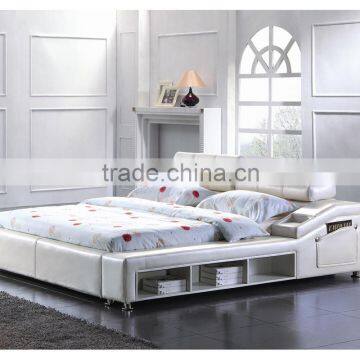2015 The Latest Modern Fashion Boutique Leather Bed SY10049 photo-2
