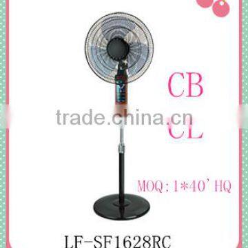 16 inch electric stand fan LF-SF1628RC with remote control