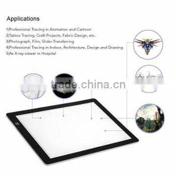 LED Tracing Light Board Artist Tattoo Drawing Drafting Graphics Tablet Table photo-3