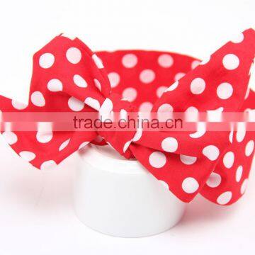 Baby Headband 2016 Bow Headband Dot Hairband photo-6