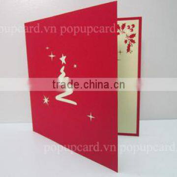 Christmas Tree and New Year 3d Greeting Card photo-2