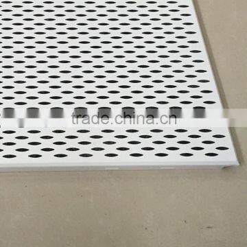 Soundabsorption 2x2 Leaf-shaped Perforated Aluminum 600x600 Strip False Ceiling For Building Construction Materials photo-5