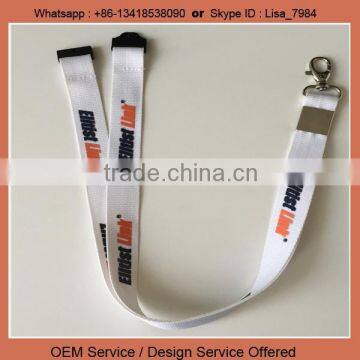Silk screen printing lanyard safety breakaway lanyard