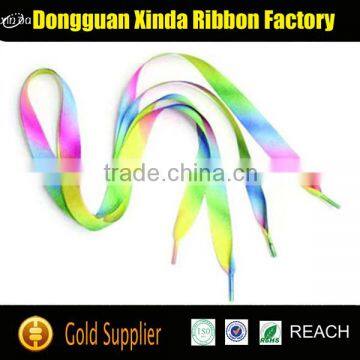 China OEM Factory Rainbow Colorful Hickie Shoelace