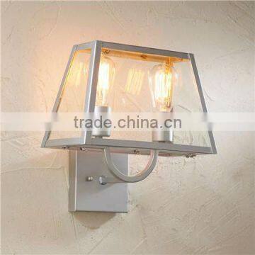 UL & CUL Listed Outdoor Glass Wall light in Silver