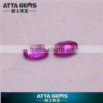 Synthetic Pink Sapphire Created Loose Gemstones for Jewerly Set photo-4