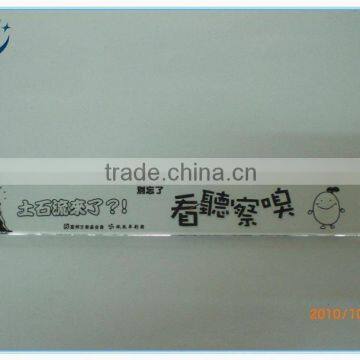 2015 Wholesale Cheap School Plastic Ruler Promotional 33cm Plastic Ruler With Logo Printing photo-3