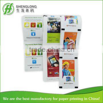 ATM bank Thermal Paper Roll four color printing