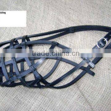 2016 Luxury Handmade Braided Genuine Leather Dog Muzzle photo-2