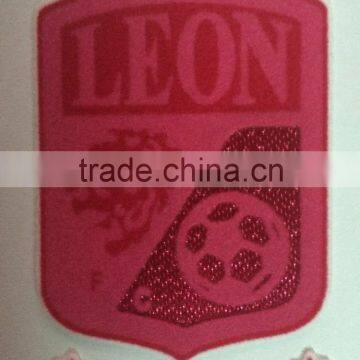 Factory Direct Soccer Patches 3d Flock Type Label Patch Football Badges Garment Usage Flock Patches photo-2