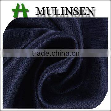 Shaoxing Mulinsen textile highly soft handfeeling 100% polyester dyed satin fabric colour