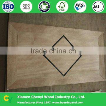 veneer MDF wood board panel doors design