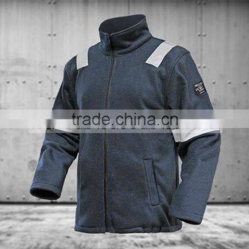 2016 ISO11612/ EN1149-5 Modacrylic flame retardant polar fleece jacket