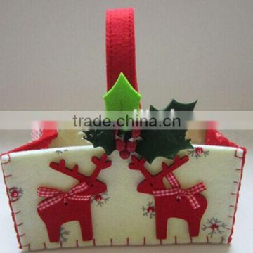 Christmas felt gift bag