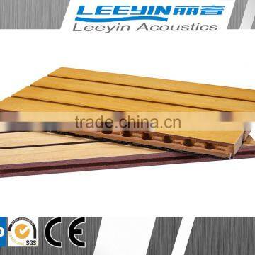 MDF decorative acoustic wall panel with various veneers