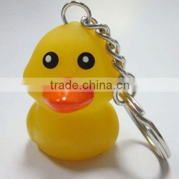 Custom pvc duck key chain