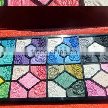 High pigment 80 colors multi color customer private label cheap best eyeshadow palette/Makeup mixing palette