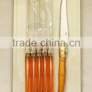 "Laguiole" 6pcs steak knives set