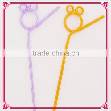 Colored art party dinking straws for party decoration