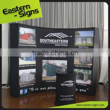 Fold Up Economical Exhibits Fabric Display Wholesale Pop Up Display