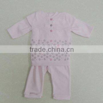 TYCH095 Baby sweater with 2-piece