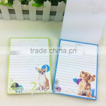 cheap paper print note pad for stationery