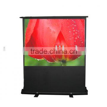 100" Floor stand Pull Up Screen (Telescoping Type) 4:3