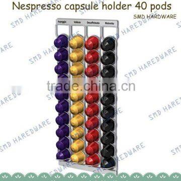 40 capacity stainless steel nespresso capsule holder