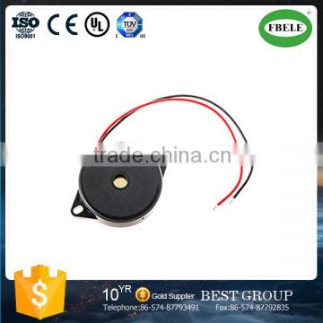 FB-34W 10v small powerful piezo buzzer with mounting tabs and connecting cables (FBELE)