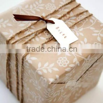 green brown kraft paper gift box packaging