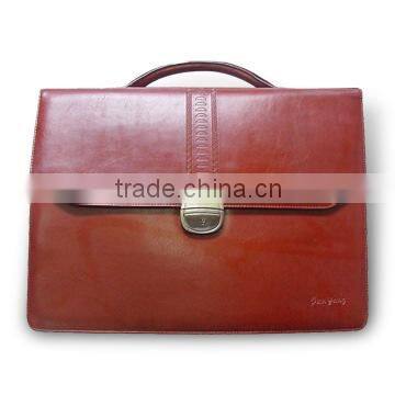 PVC Briefcase with Pearl Lock and 16 x 12 x 4-inch Dimension