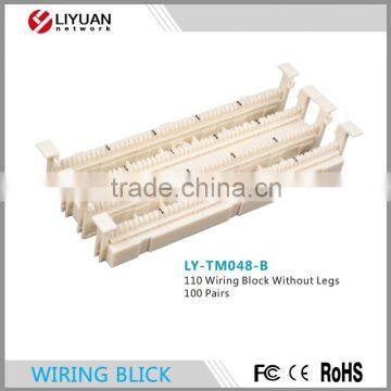 LY-TM048-B 100 pair patch panel wiring block patch panel