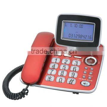 Rotatable BIG LCD Caller ID Wired Telephone Set