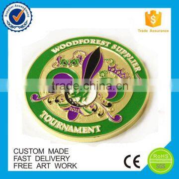 Custom Soft Enamel Souvenir Gold Plate Coin photo-5