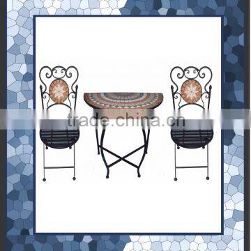 3pc bistro table with chairs set