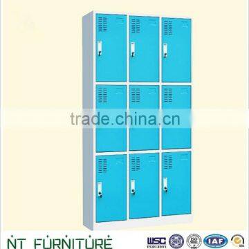 high quality 9 doors large steel lockers KD armoire lockers