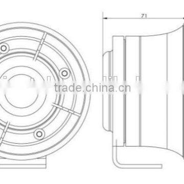 SU-9080 Small 8 Ohm 113dB pa Horn Waterproof Alarm Speaker photo-4