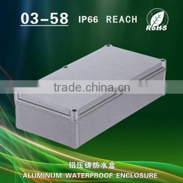 Aluminum box waterproof box outdoor metal control box junction box power supply box button box