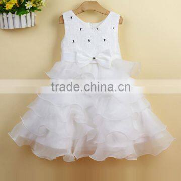 White Sleeveless Halloween Wedding Dress Costumes photo-5