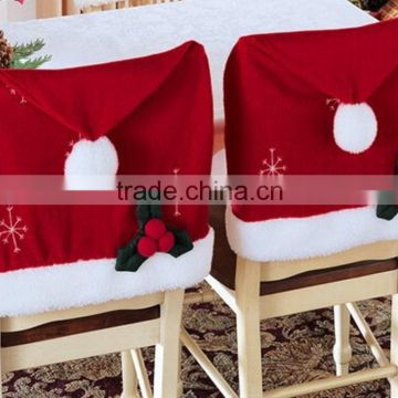 Set of 2 Santa Hat Christmas Chair Covers - Christmas Gift Bag