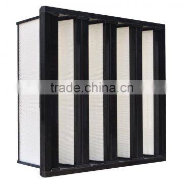 Plastic Frame V bank hepa filter H13