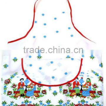 china supplier wholesale high quality new design printing polyester cooking aprons