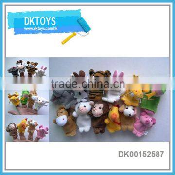 Hot Sale New Twelve Chinese Zodiac Signs Finger Doll Plush Toys Fun Winter Kids Item