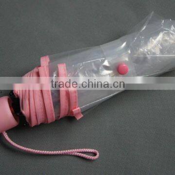 3 Folding Transparent Umbrella From China Umbrella Factory
