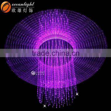 Fiber Optic Waterfall Night Light,fiber Optic Outdoor Lighting,banquet Hall Lighting Fiber Optic Om955 photo-2