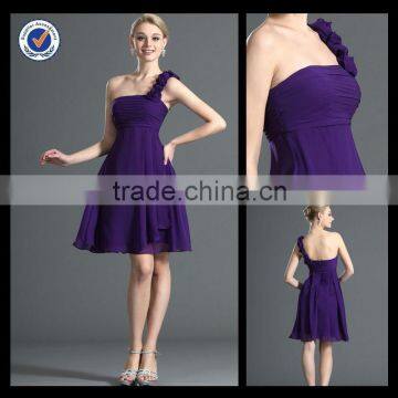 Hot sale Nice Chiffon Mini Sash Zipper Gown Bridesmaid Dresses Patterns bm00077