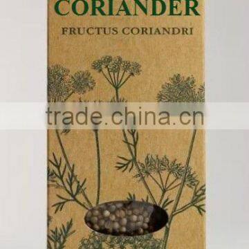 Coriander Herb, Natural Product, Loose and Packaged. Private Label Available. Made in EU