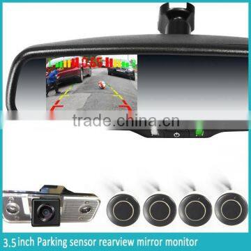 AK2-035LAP4 auto dimming rearview mirror parking radar detector and automatically backup camera display