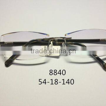 2016 Beautiful style optic diamond edging eyeglasses 8840